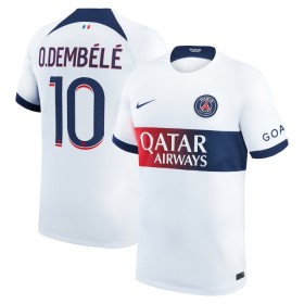 Camisetas Paris Saint Germain Dembele 10 Segunda 2023-24 - Hombre
